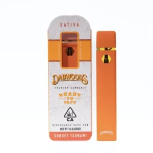 DABWOODS DISPOSABLE FULL GRAM VAPE – SUNSET TSUNAMI