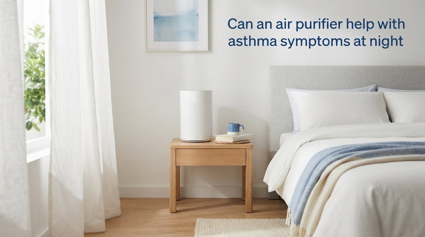 Can an air purifier help with asthma symptoms at night