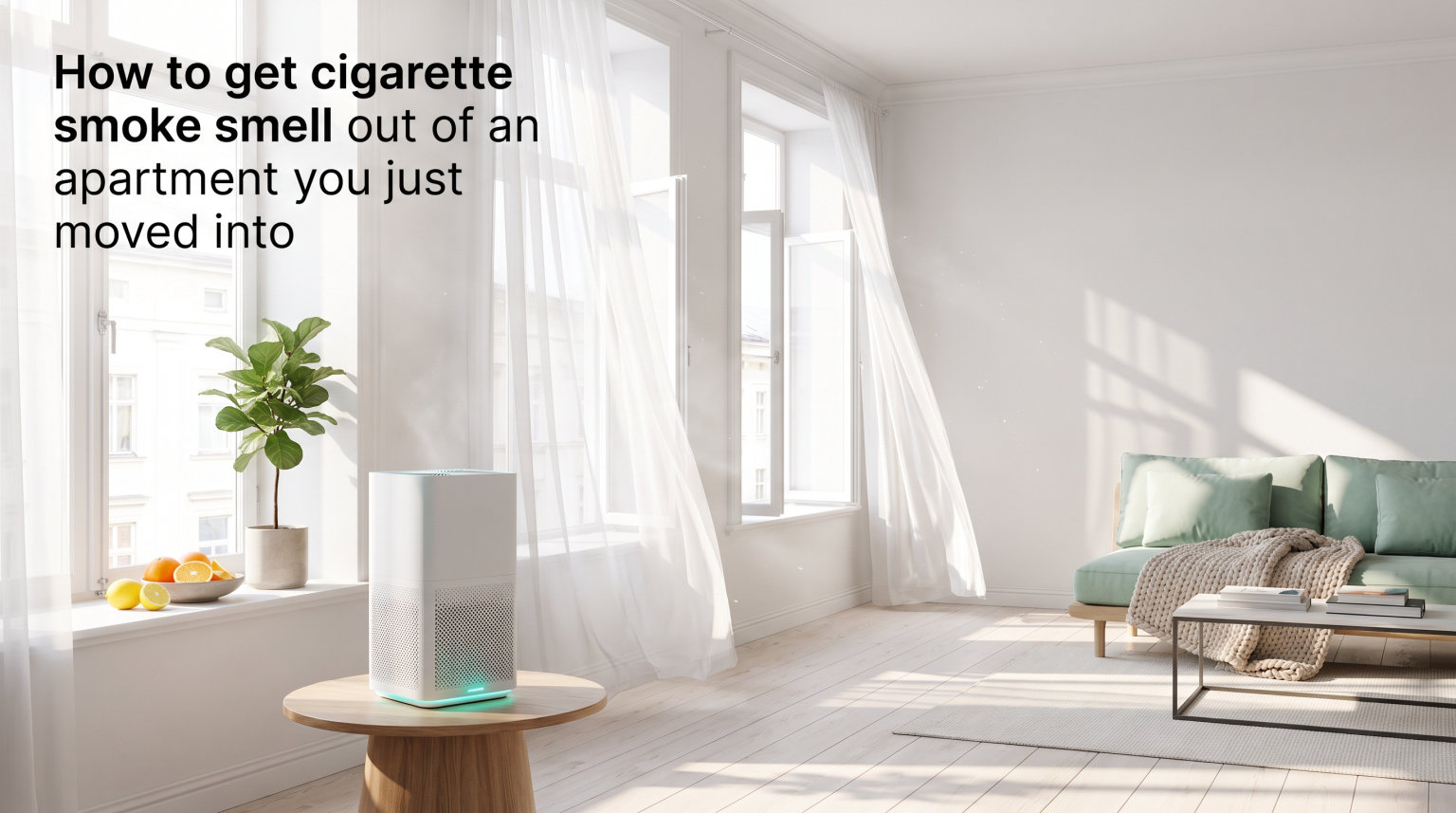 How to get cigarette smoke smell out of an apartment you just moved into