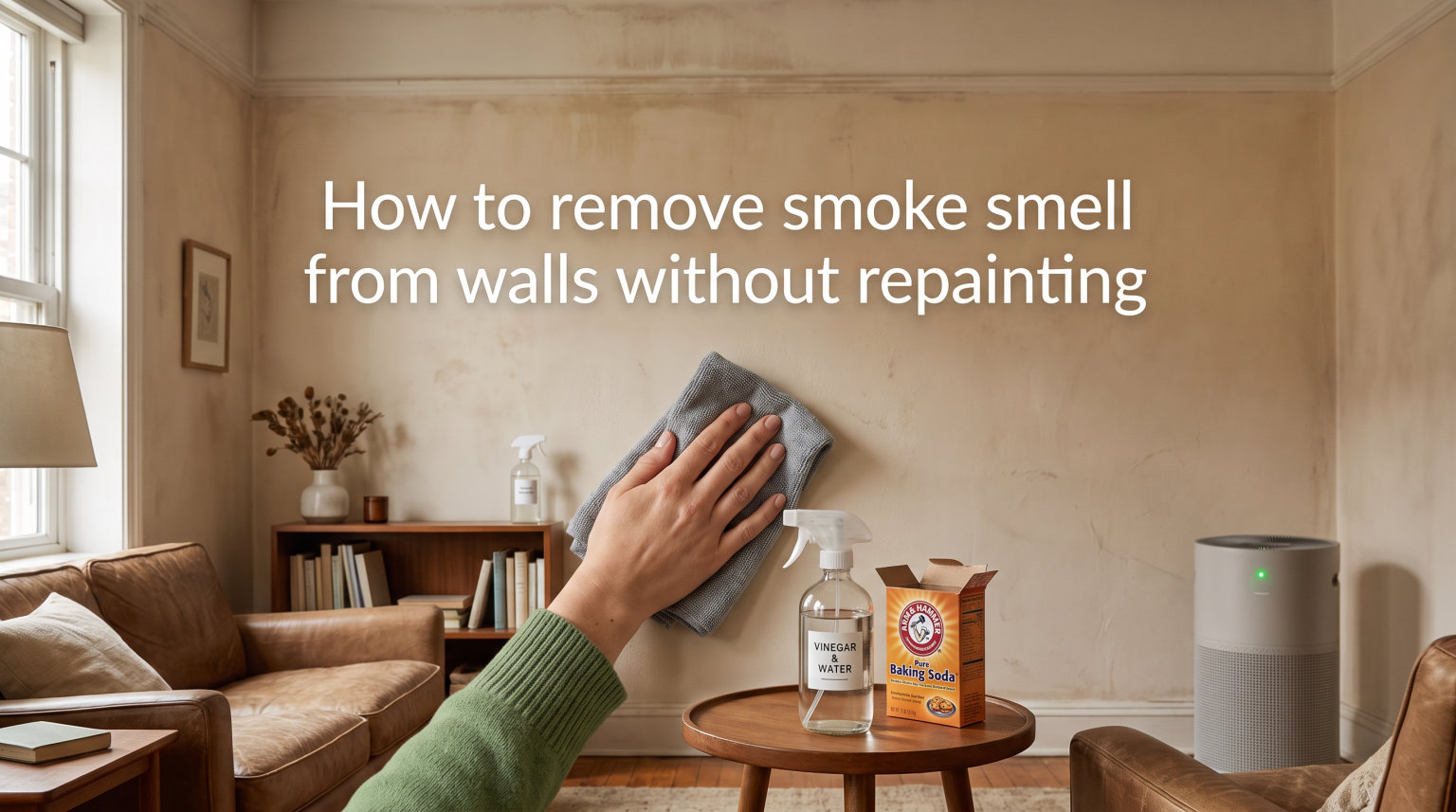 How to remove smoke smell from walls without repainting