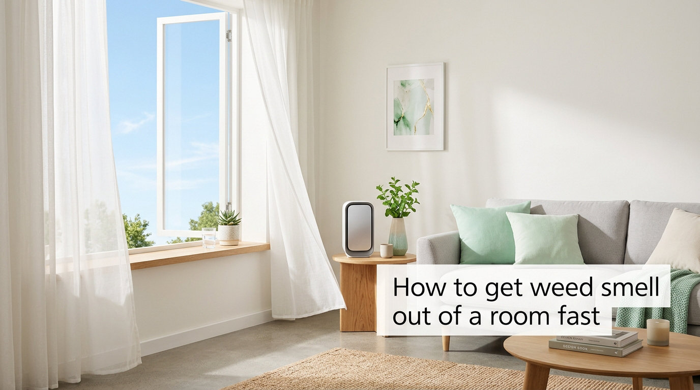 How to get weed smell out of a room fast