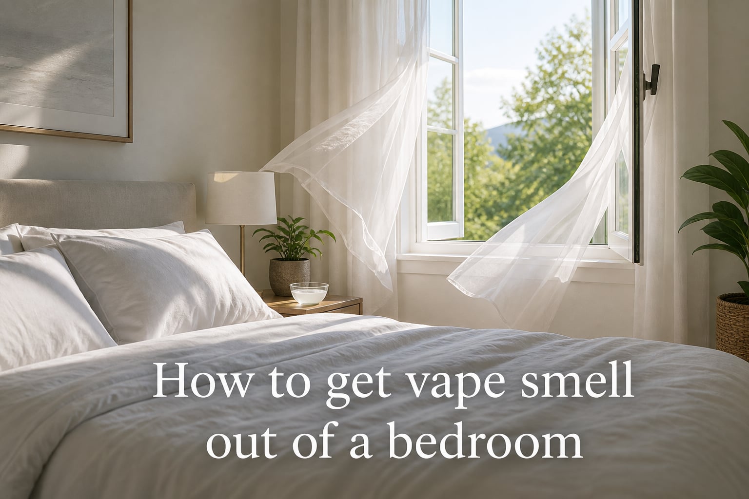 How to get vape smell out of a bedroom