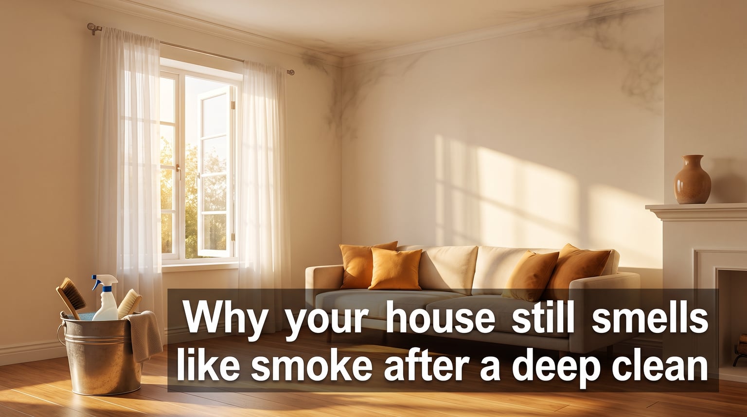 Why your house still smells like smoke after a deep clean