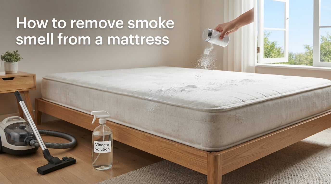 How to remove smoke smell from a mattress