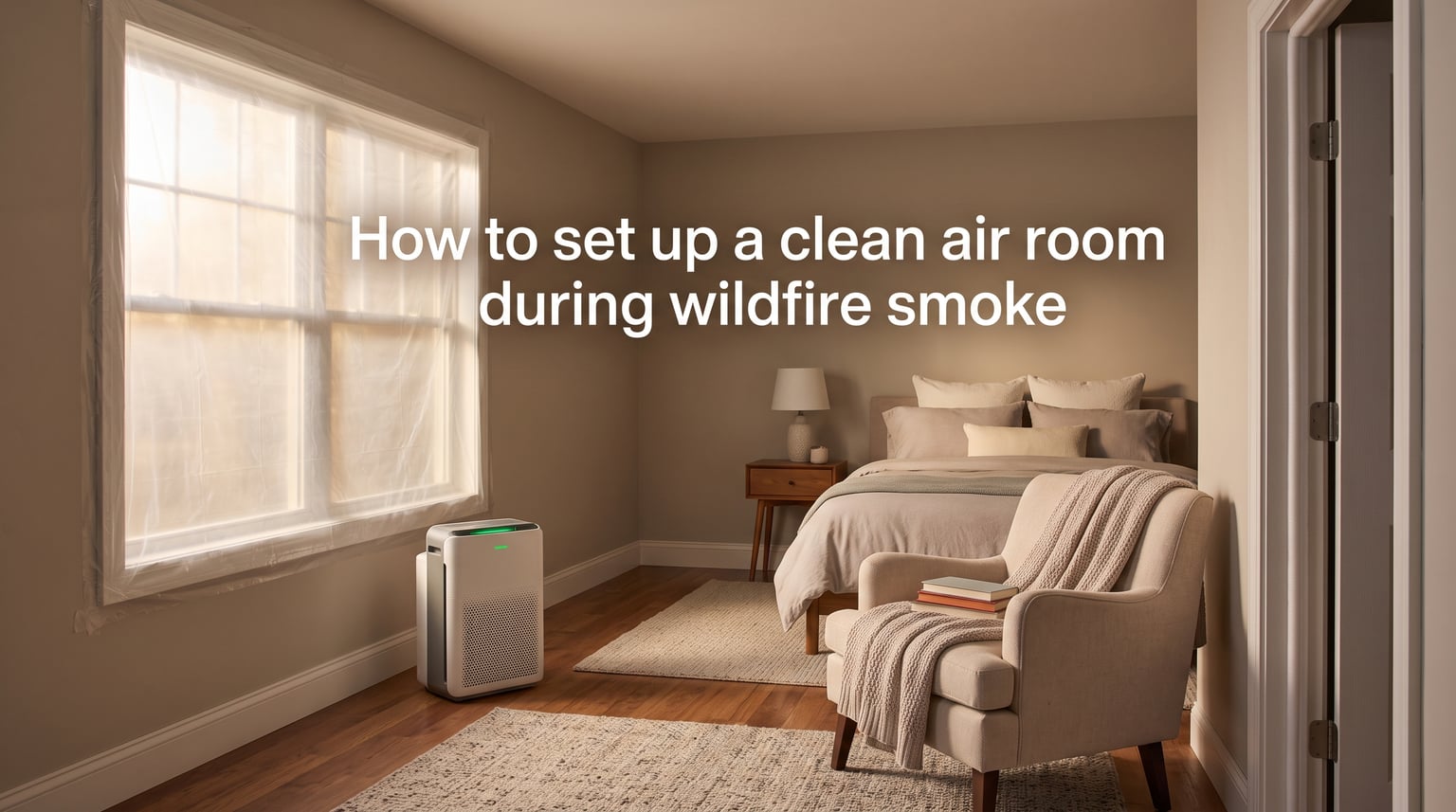How to set up a clean air room during wildfire smoke