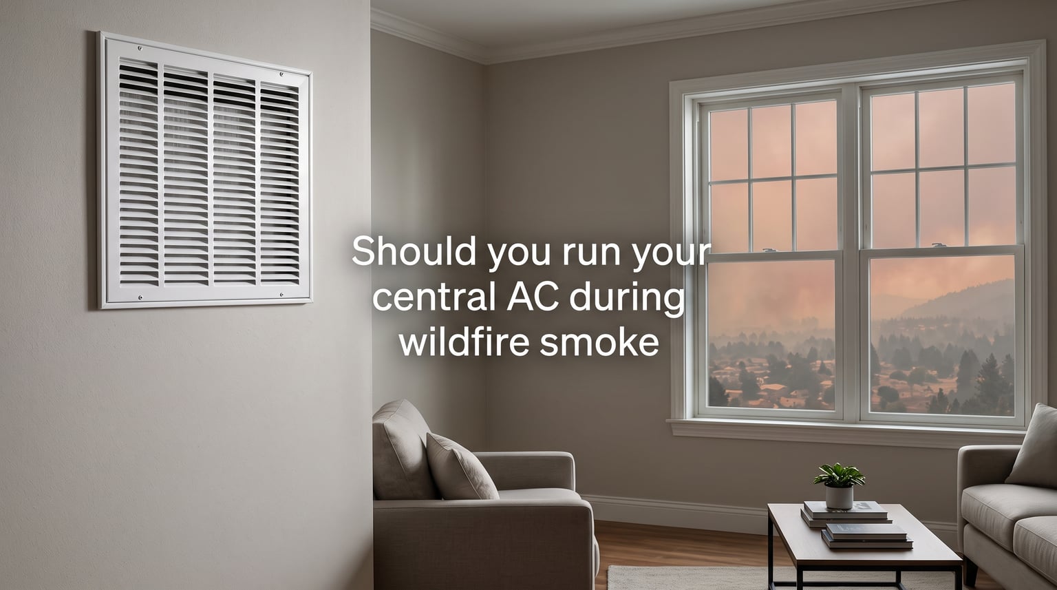 Should you run your central AC during wildfire smoke