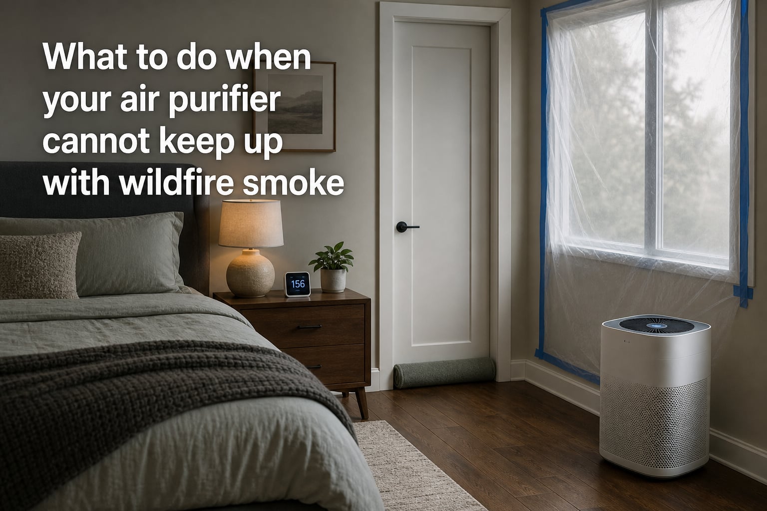What to do when your air purifier cannot keep up with wildfire smoke
