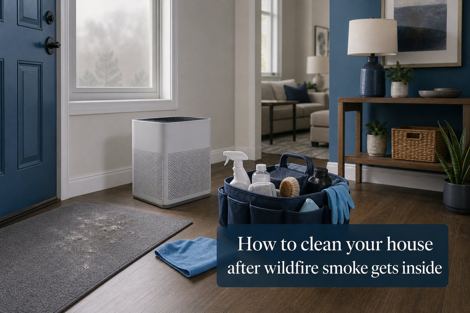 How to clean your house after wildfire smoke gets inside