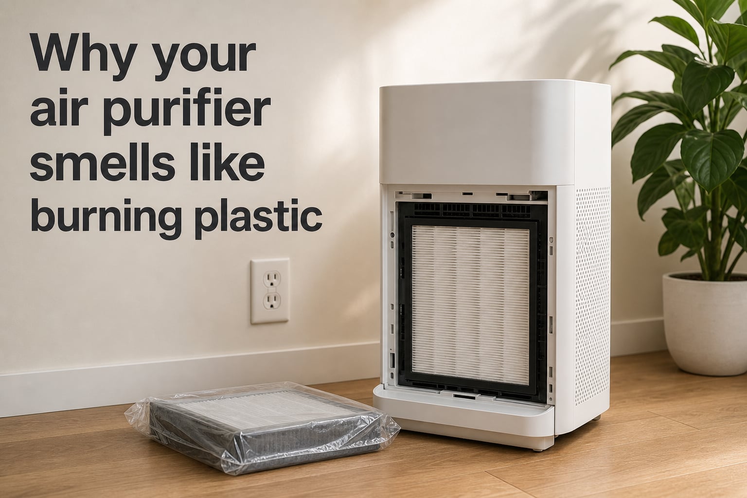 Why your air purifier smells like burning plastic