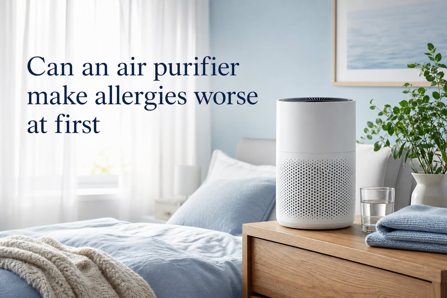 Can an air purifier make allergies worse at first