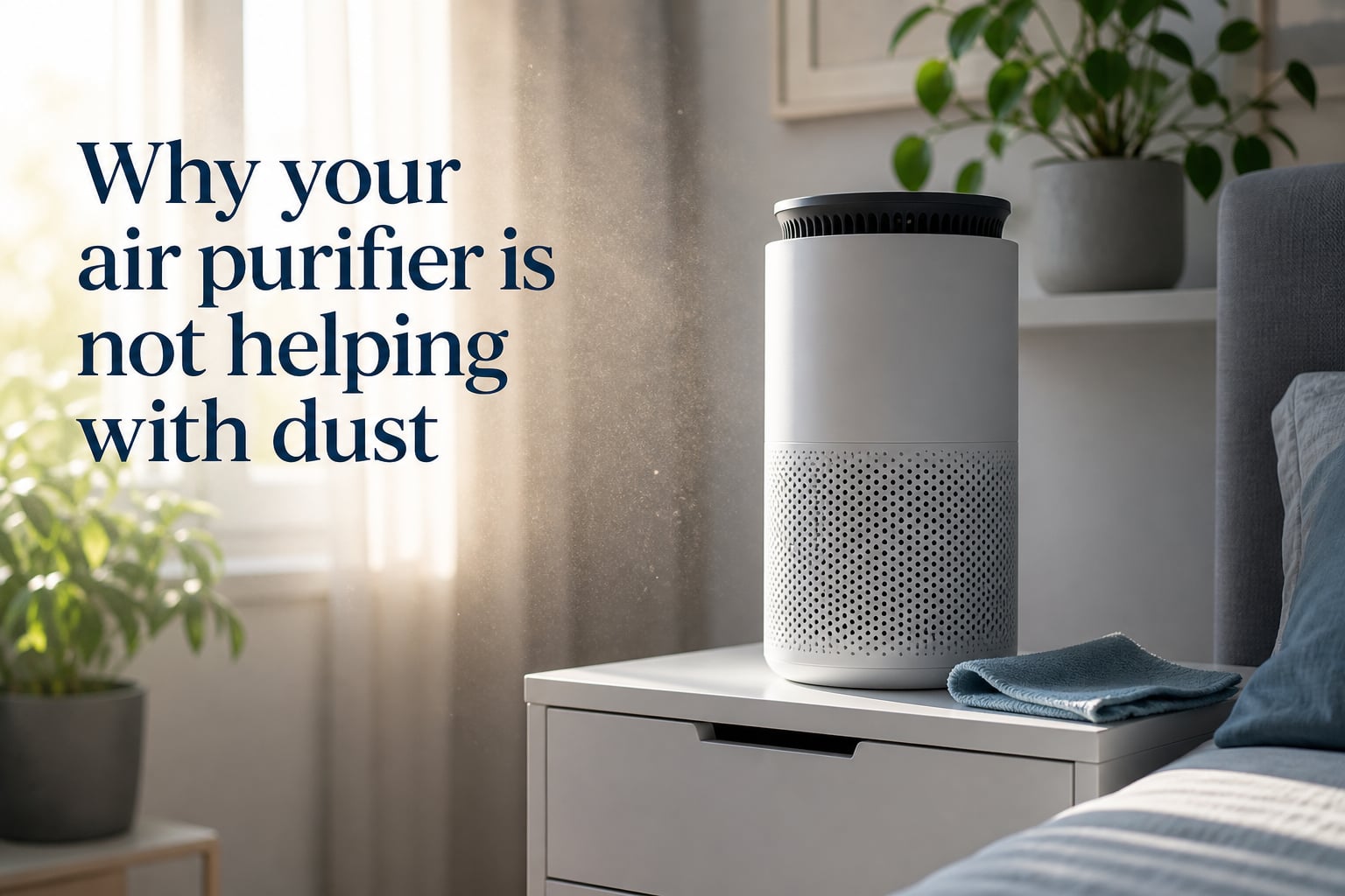 Why your air purifier is not helping with dust