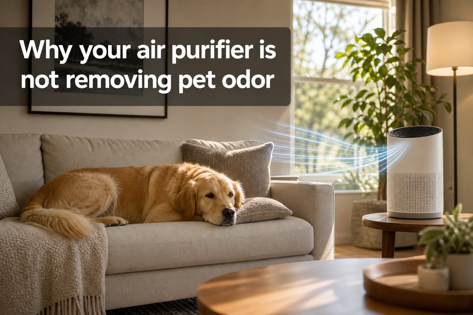 Why your air purifier is not removing pet odor