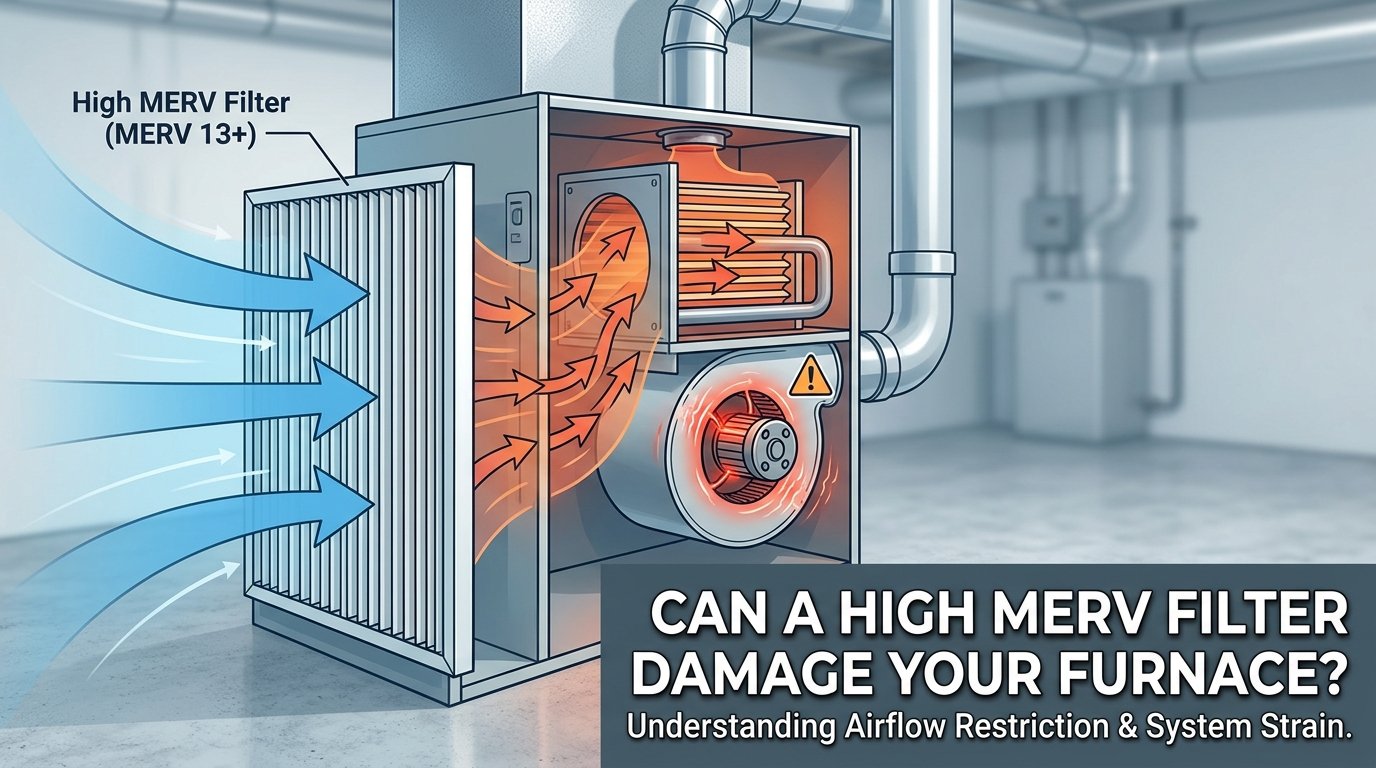 Can a high MERV filter damage your furnace