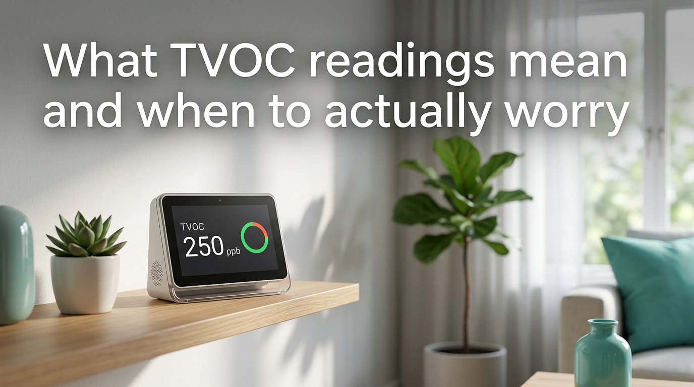 What TVOC readings mean and when to actually worry