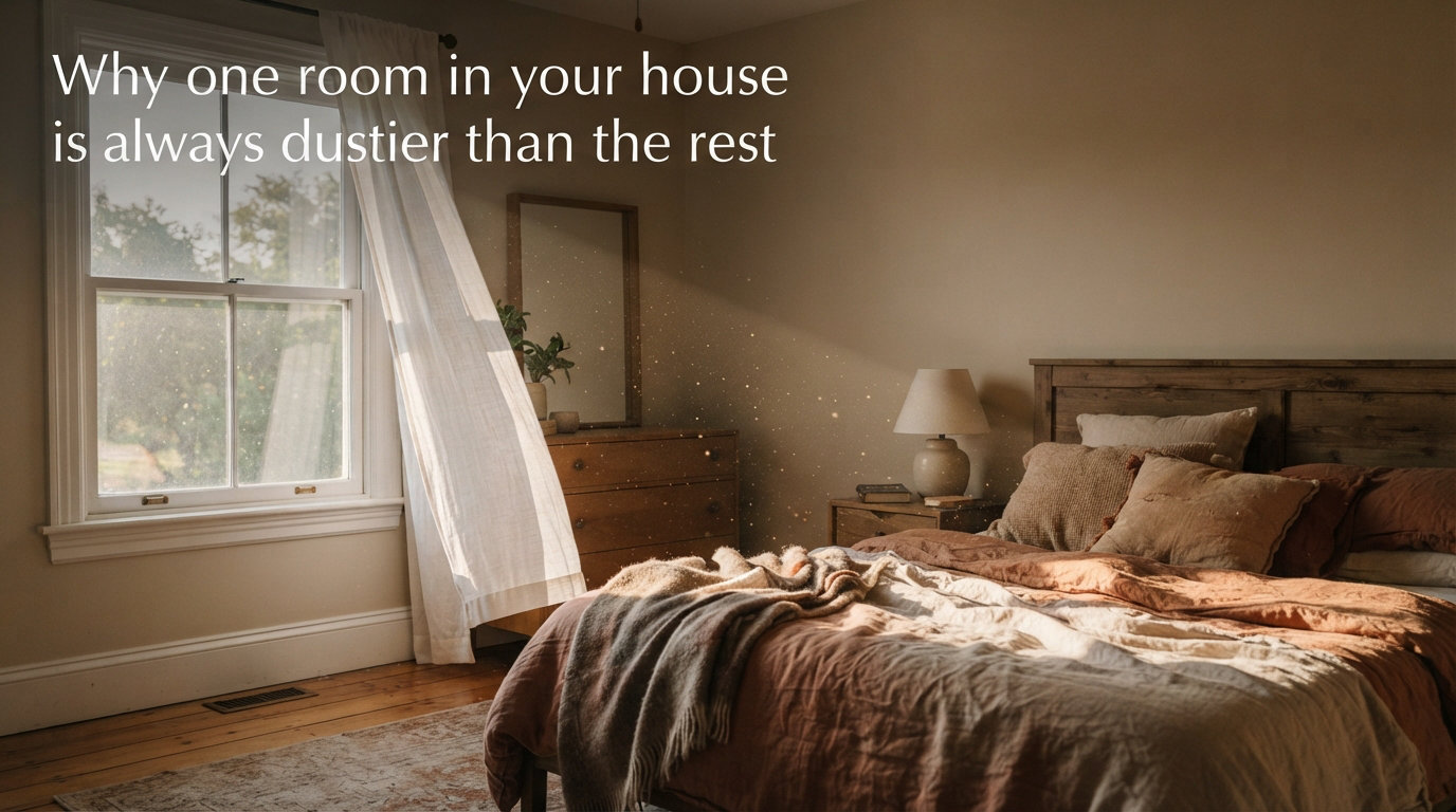 Why one room in your house is always dustier than the rest