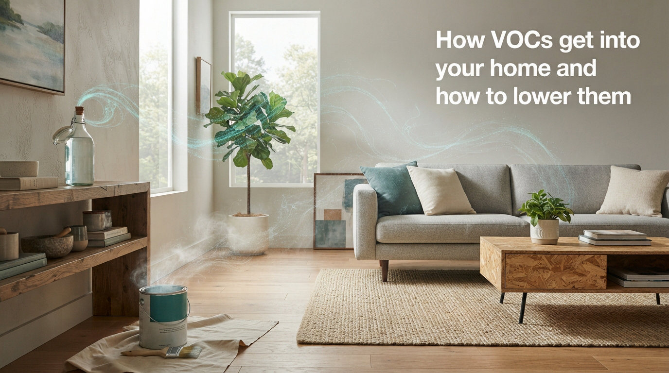 How VOCs get into your home and how to lower them