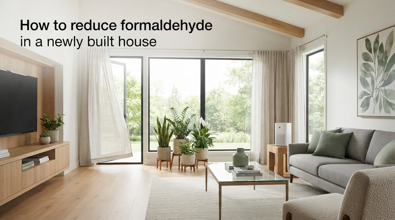 How to reduce formaldehyde in a newly built house