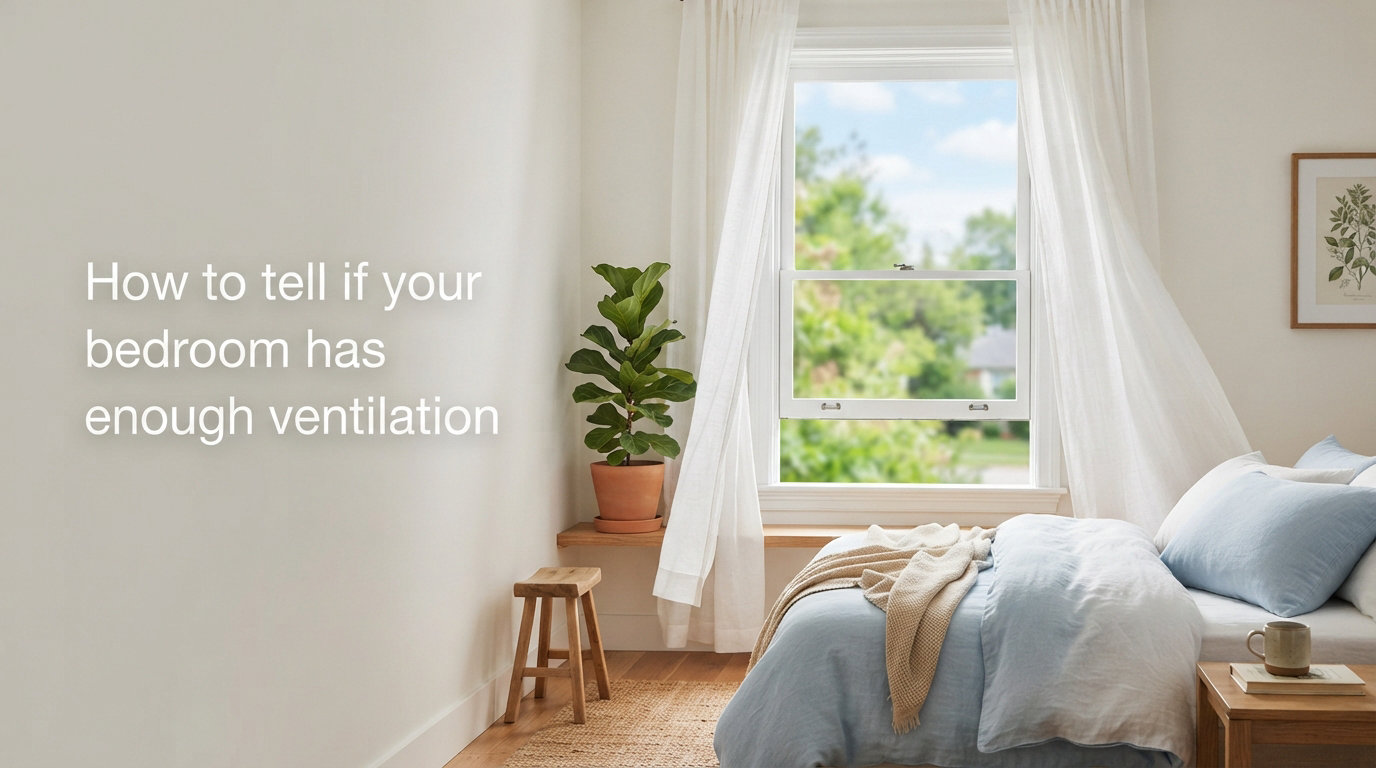 How to tell if your bedroom has enough ventilation