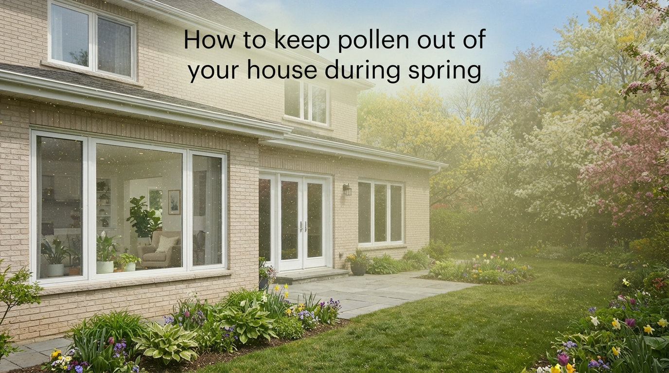 How to keep pollen out of your house during spring