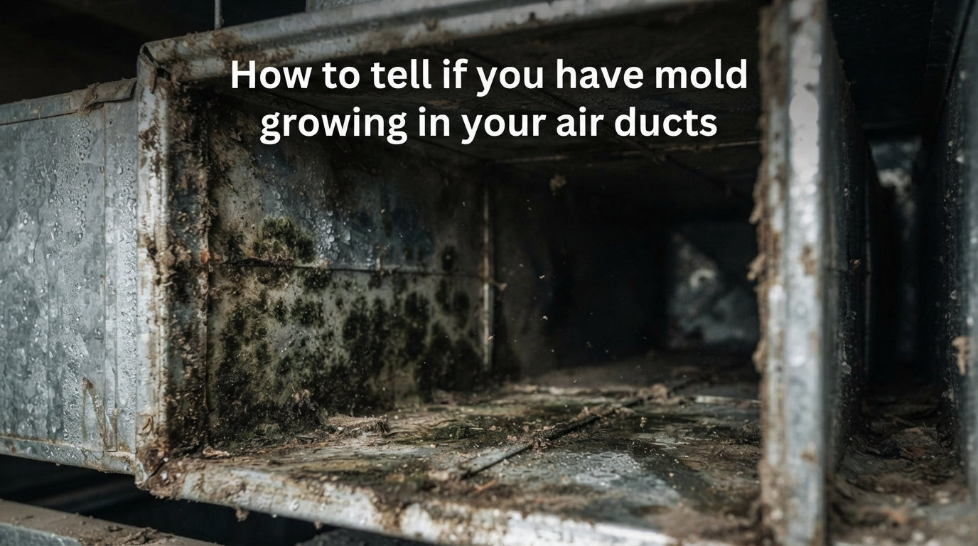 How to tell if you have mold growing in your air ducts