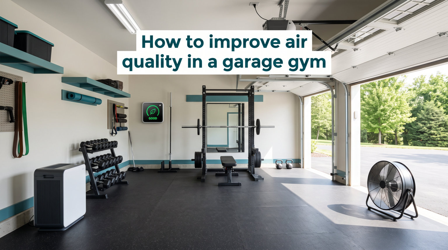 How to improve air quality in a garage gym