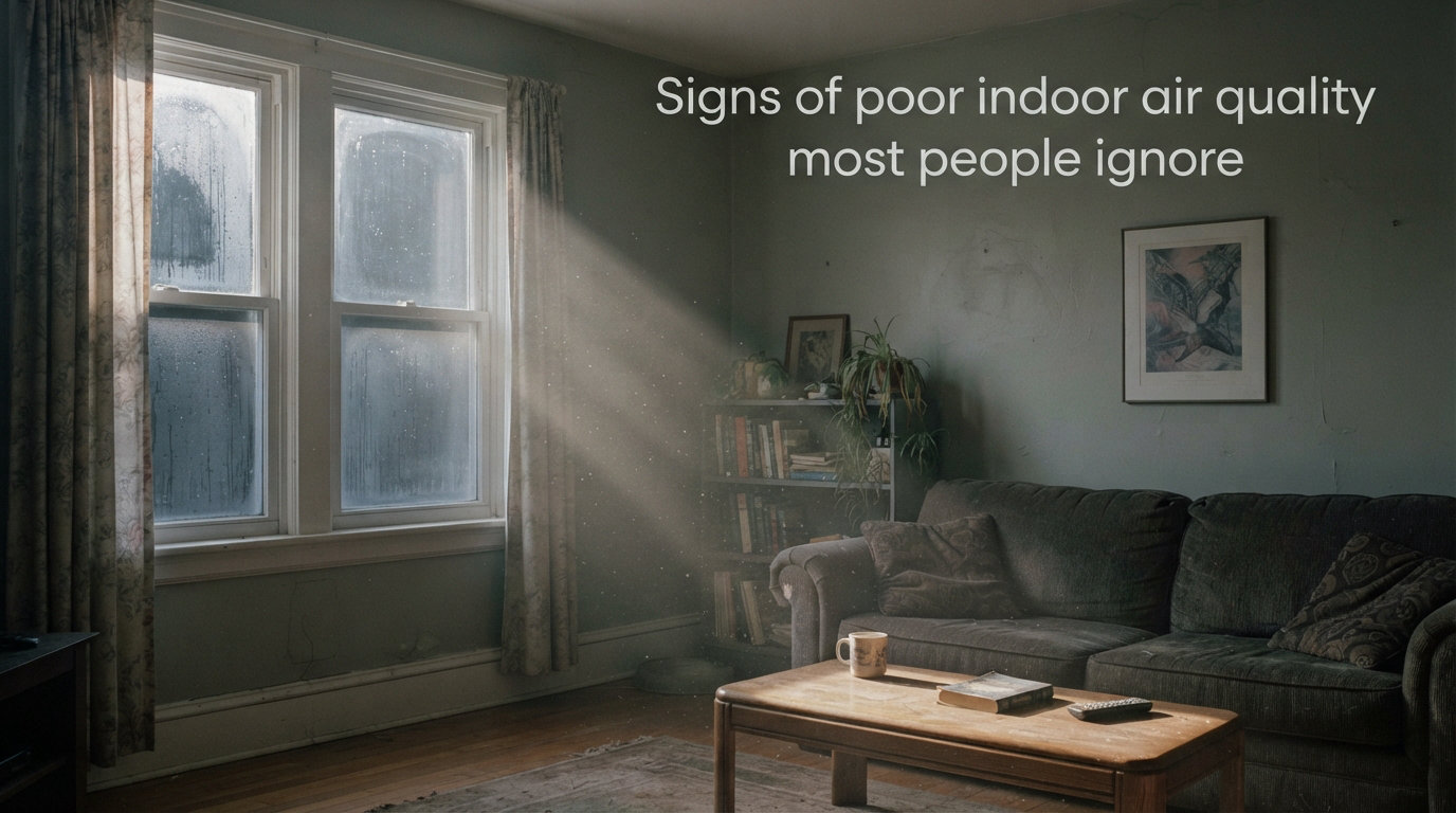 Signs of poor indoor air quality most people ignore