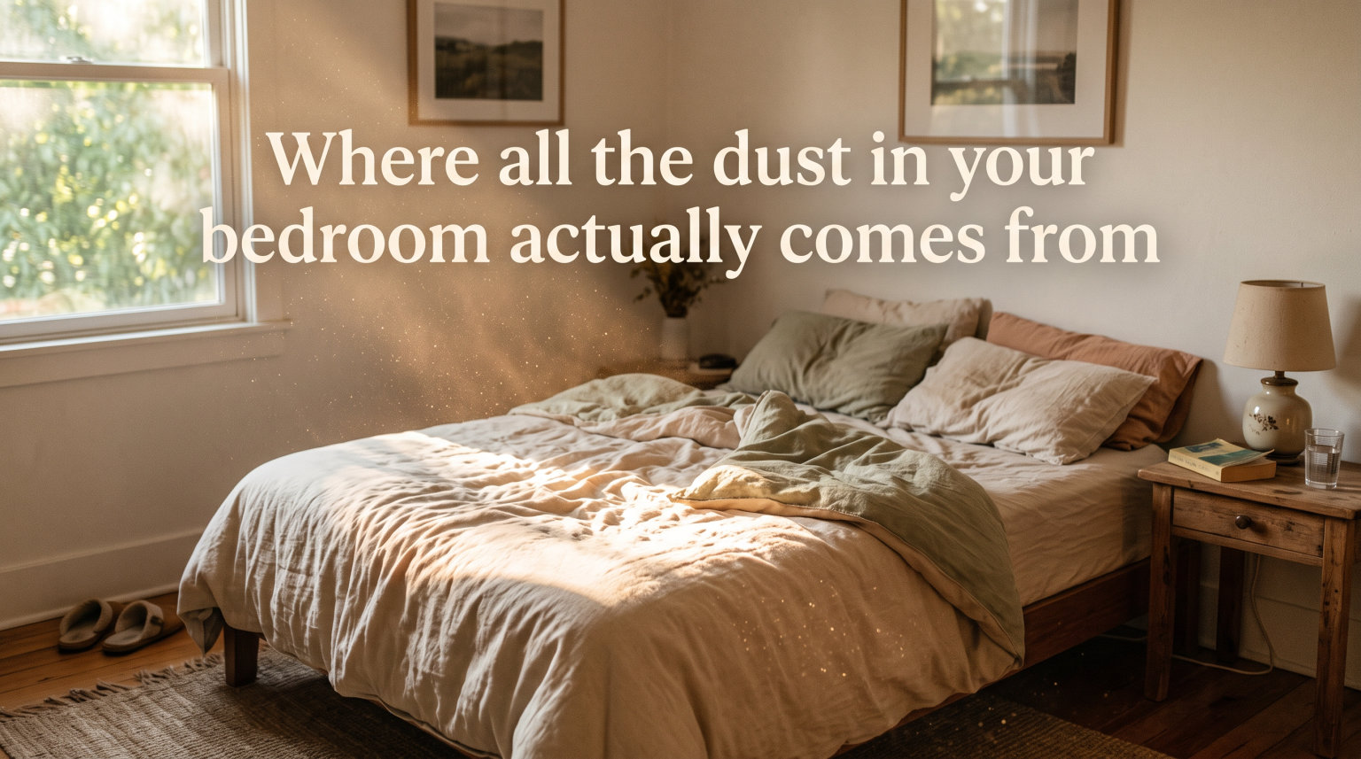 Where all the dust in your bedroom actually comes from