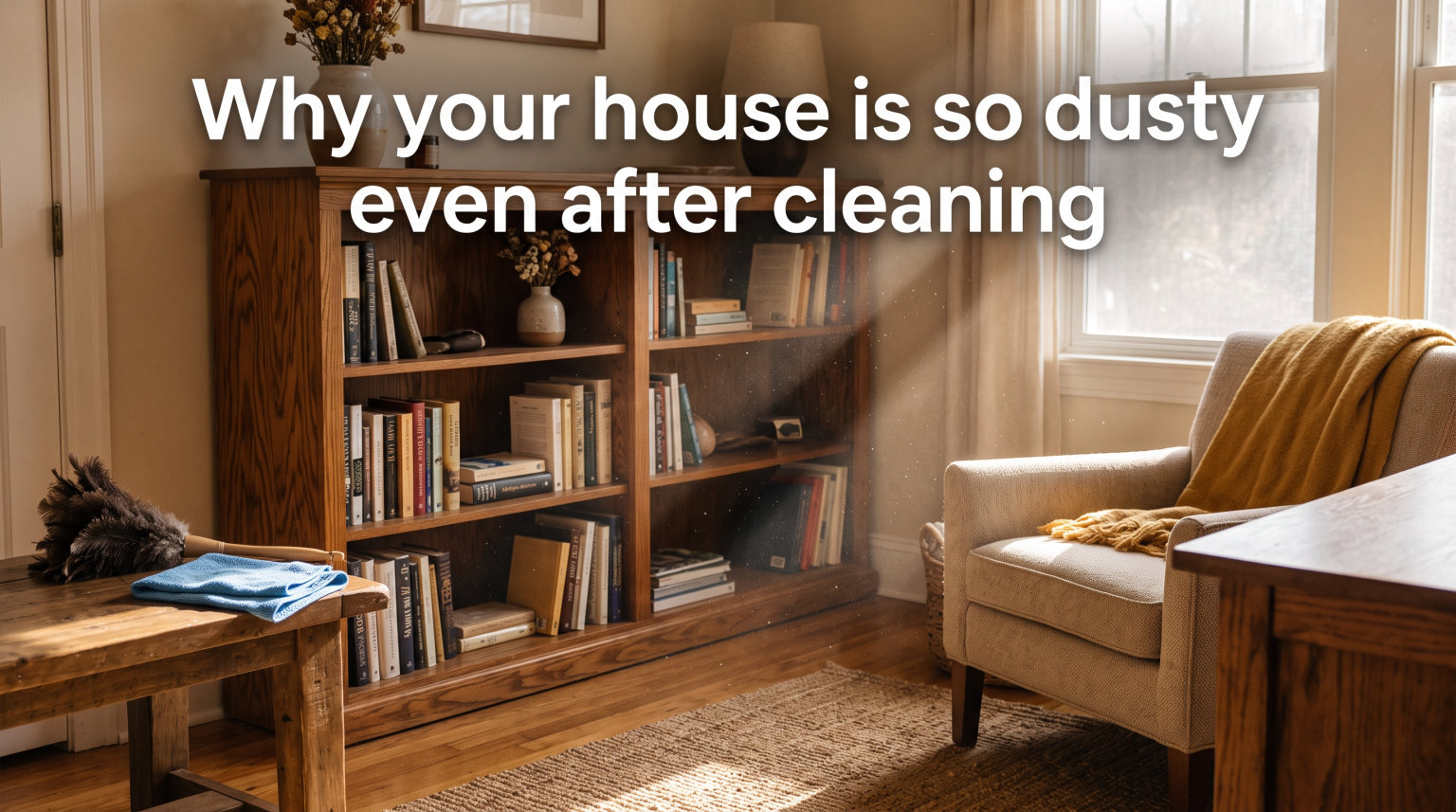 Why your house is so dusty even after cleaning