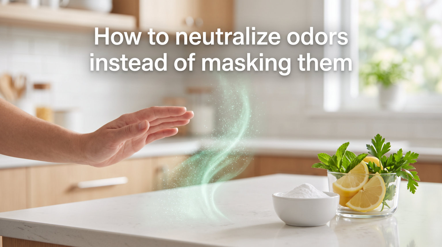 How to neutralize odors instead of masking them