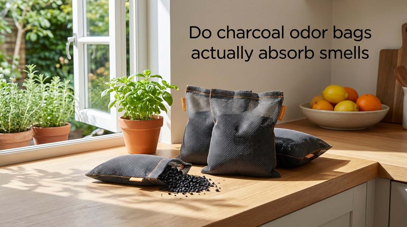 Do charcoal odor bags actually absorb smells