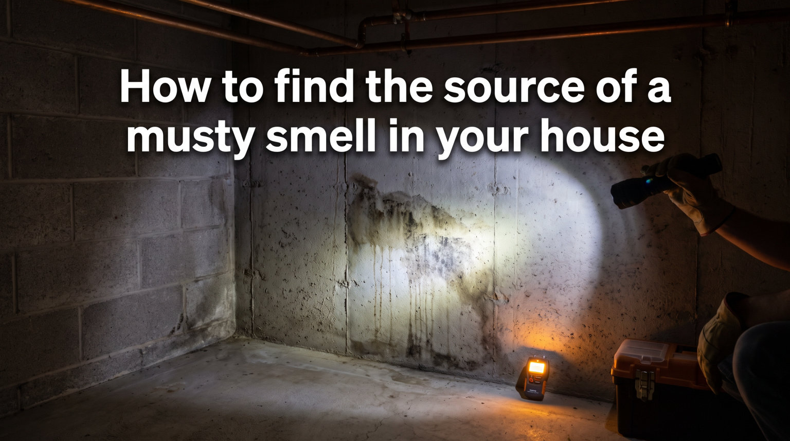How to find the source of a musty smell in your house