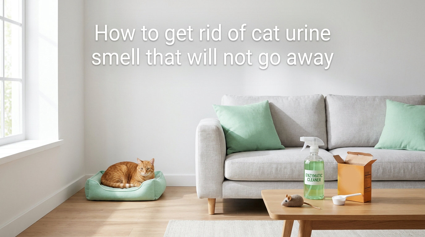 How to get rid of cat urine smell that will not go away