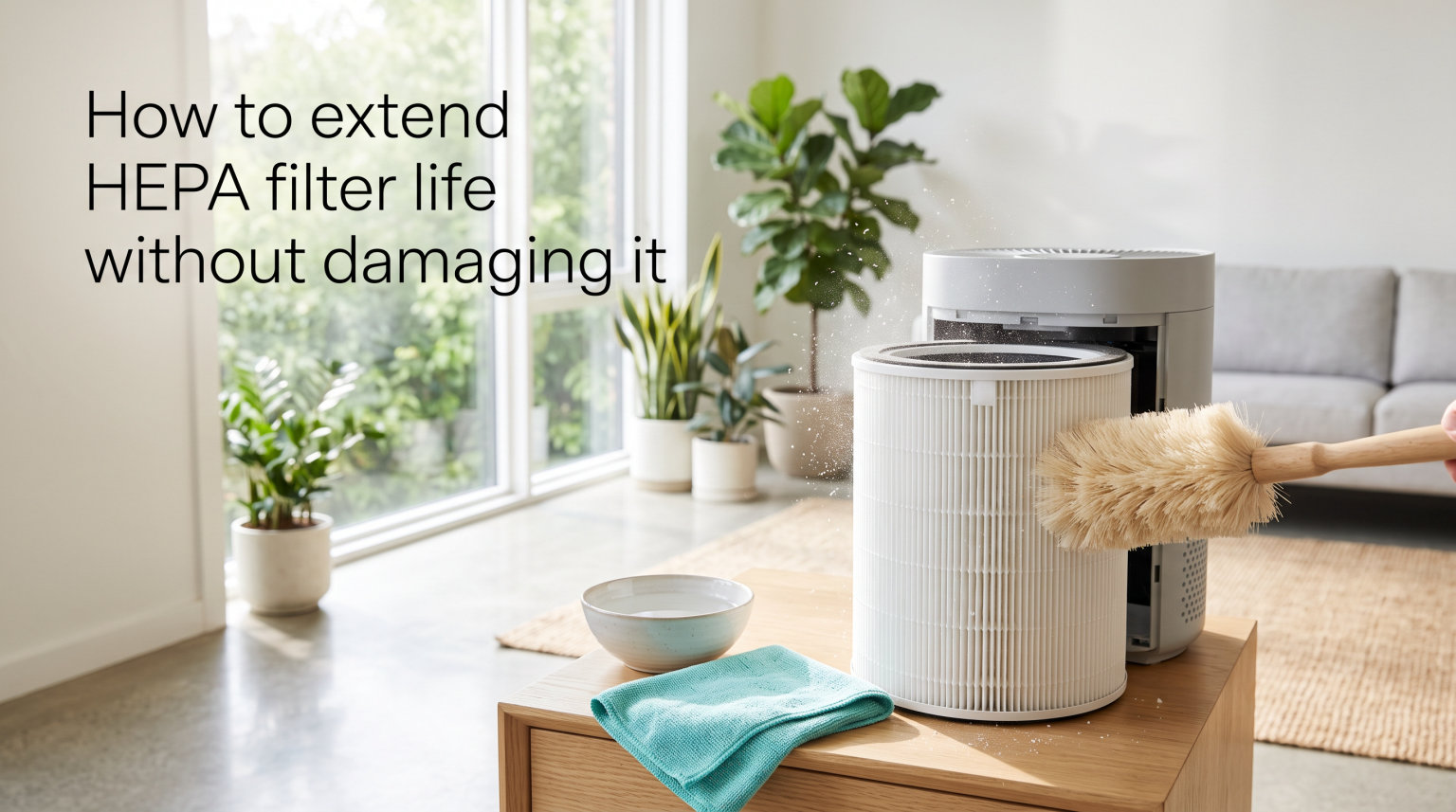 How to extend HEPA filter life without damaging it