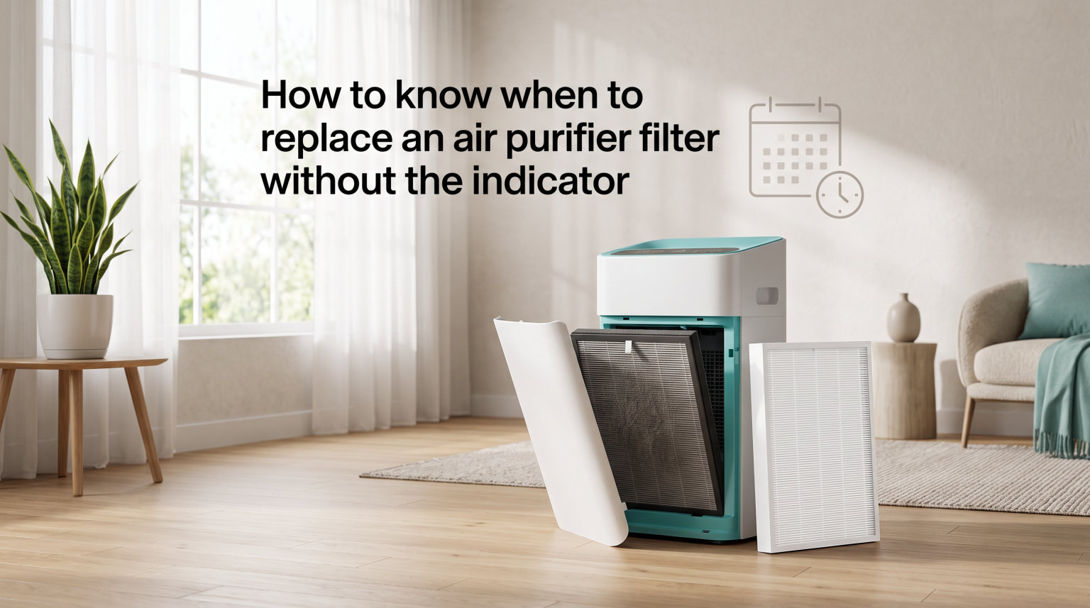 How to know when to replace an air purifier filter without the indicator