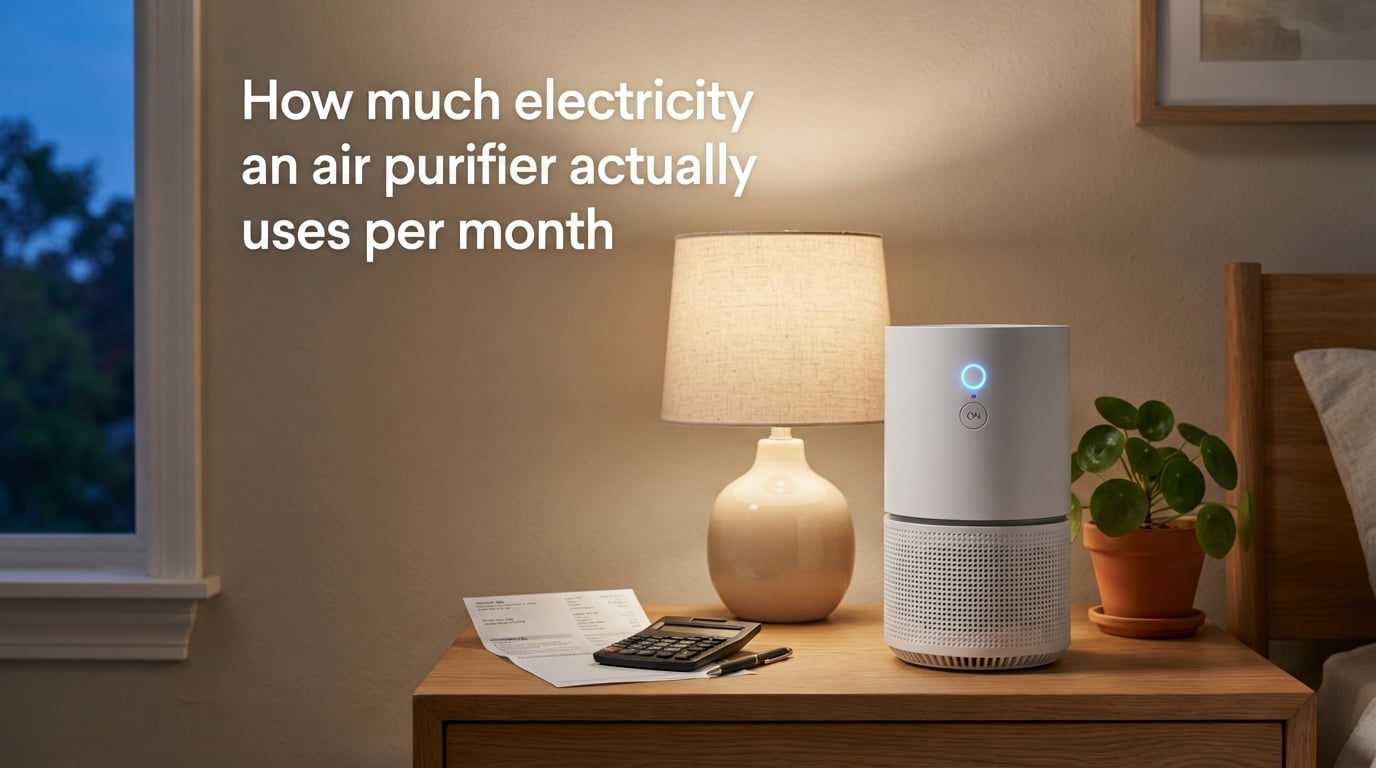 How much electricity an air purifier actually uses per month