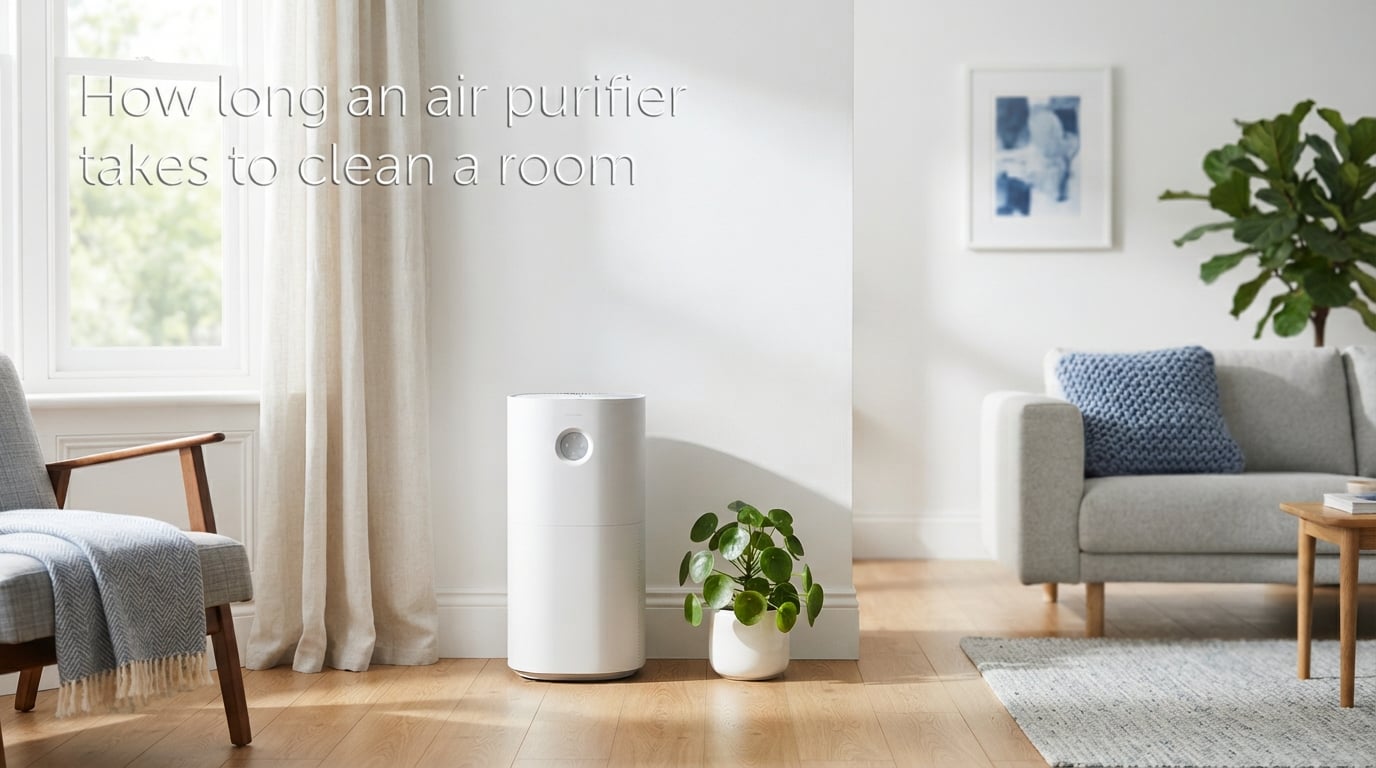 How long an air purifier takes to clean a room