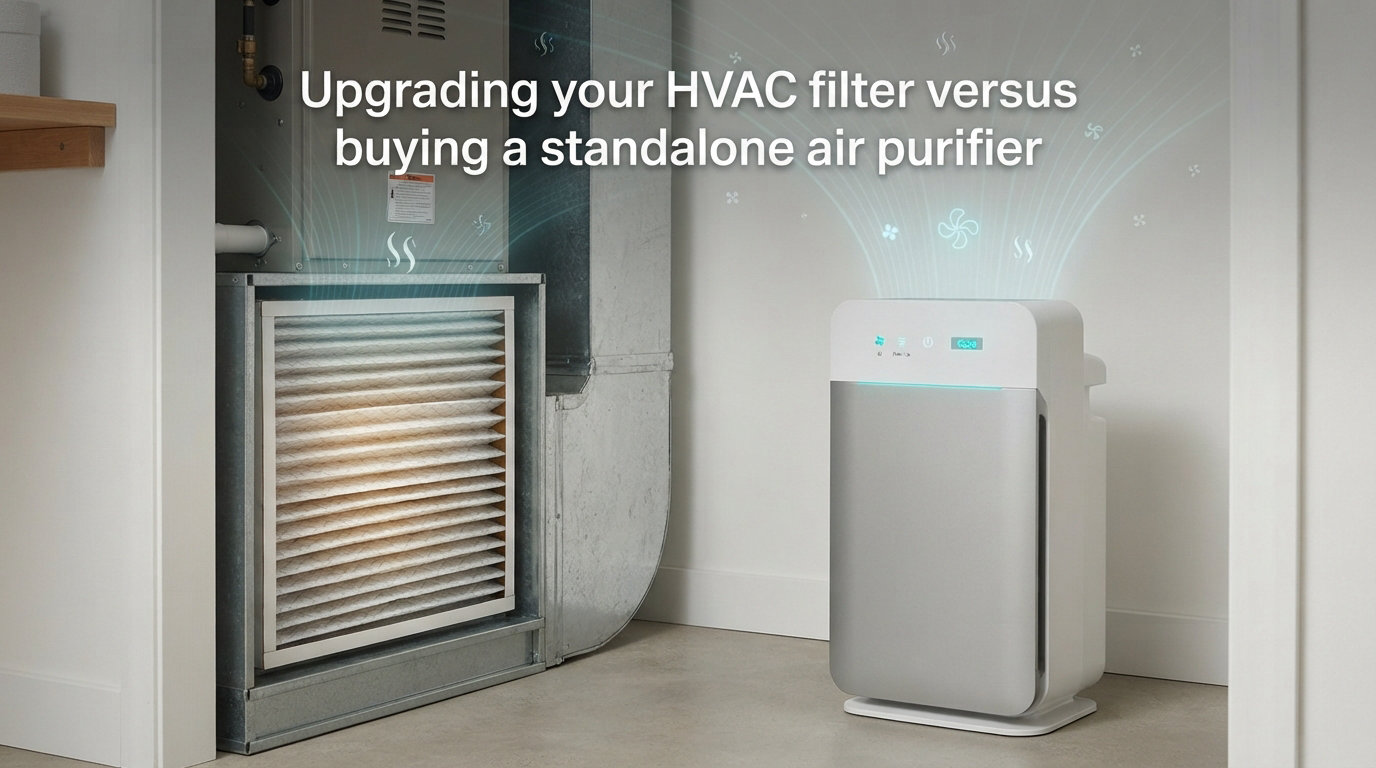 Upgrading your HVAC filter versus buying a standalone air purifier