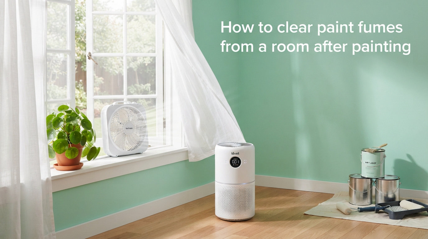 How to clear paint fumes from a room after painting