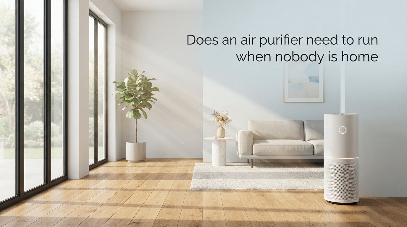 Does an air purifier need to run when nobody is home