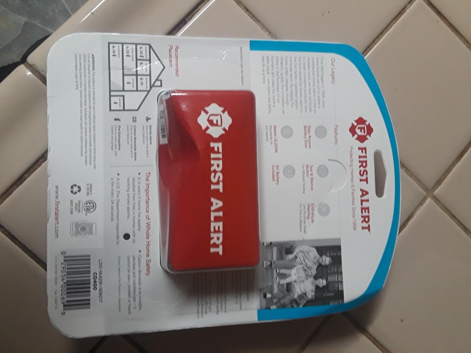 First Alert CO400 Carbon Monoxide (CO) Detector, Battery Operated Alarm, 1-Pack customer photo 2
