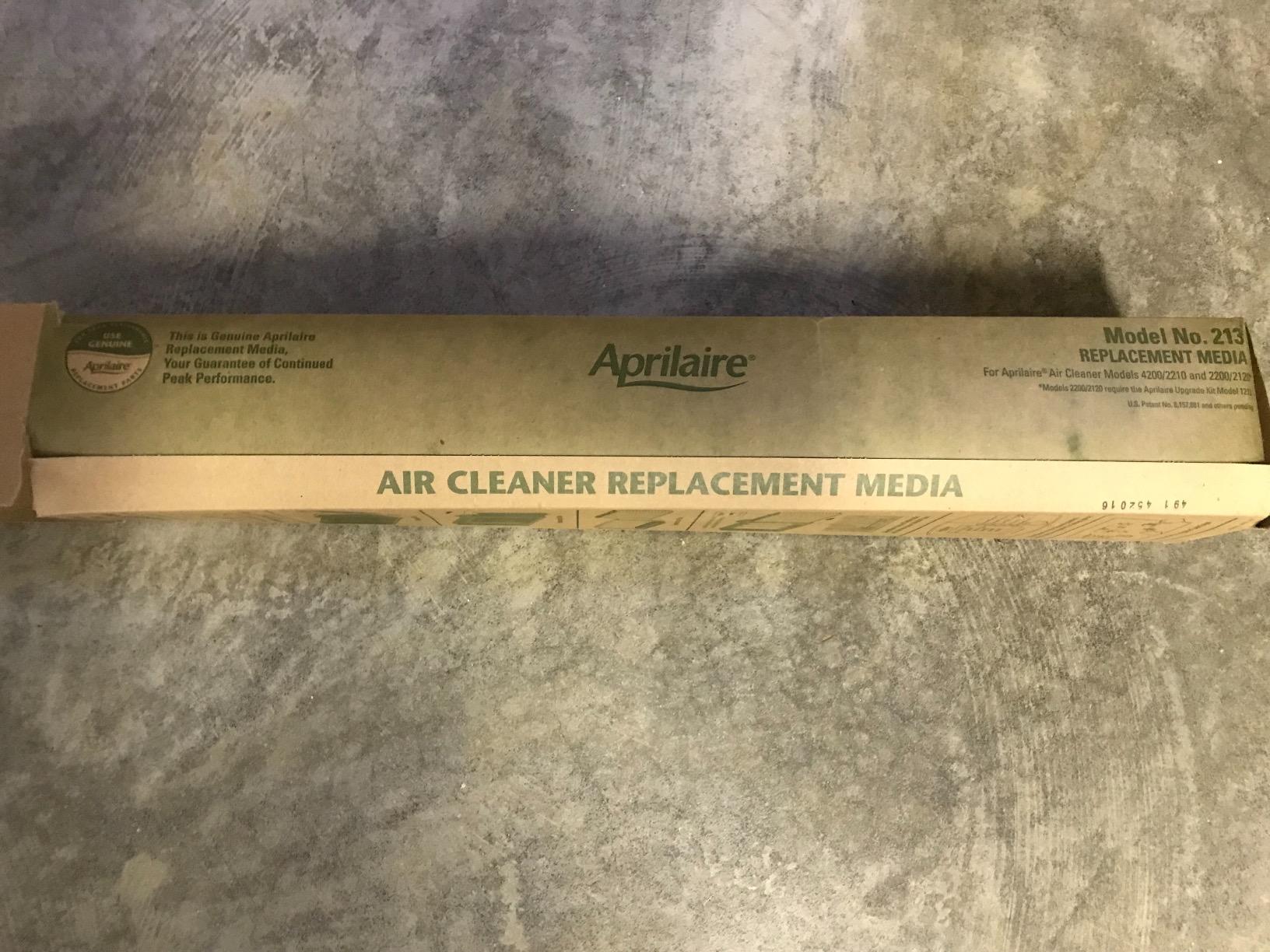 Genuine AprilAire 213 Replacement Filter for AprilAire Whole-House Air Purifiers - MERV 13, Healthy Home Allergy, 20x25x4 Air Filter (Pack of 1) customer photo 1
