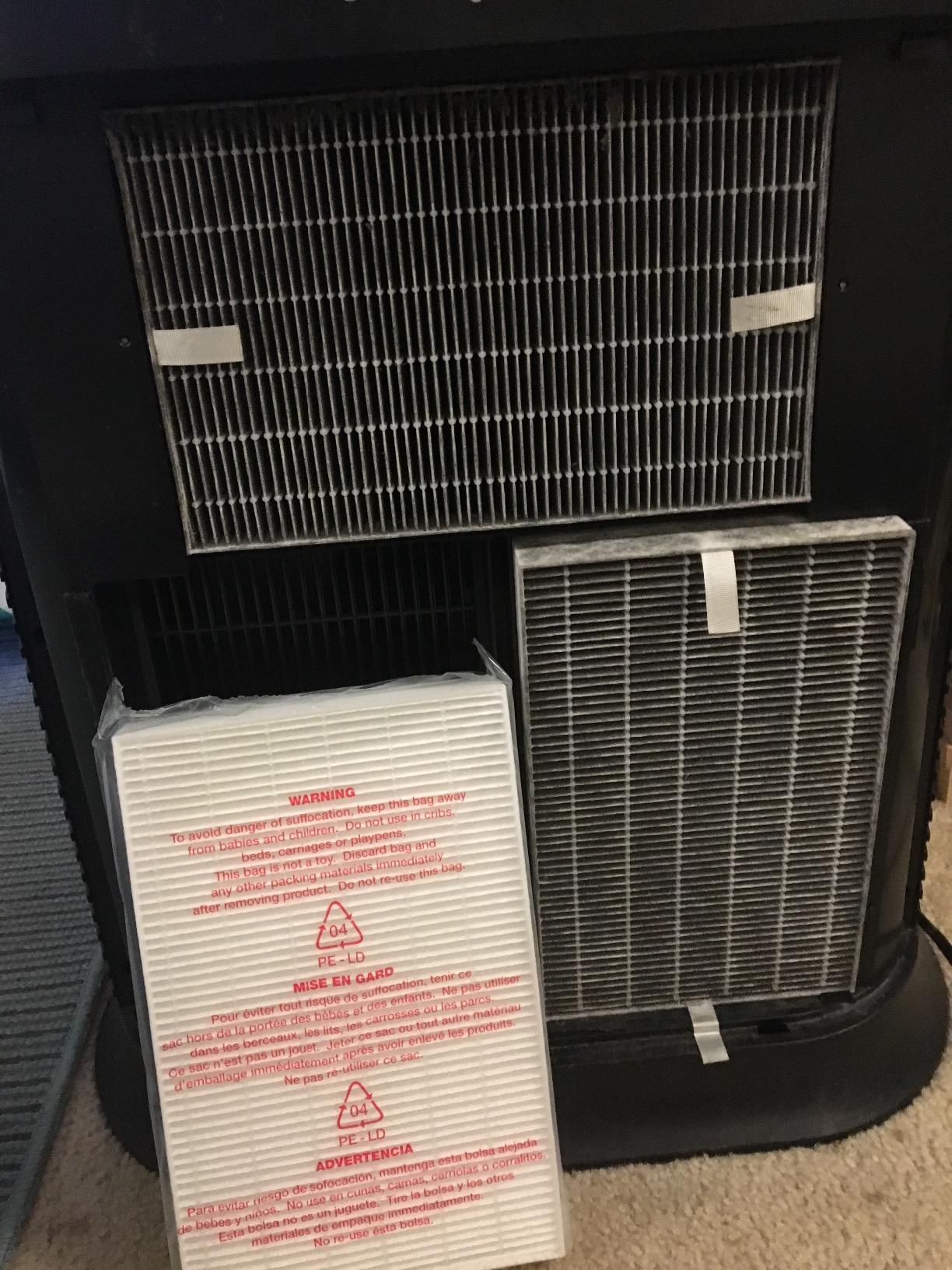 Honeywell HEPA Air Purifier Filter R, 3-Pack Air Filter Replacements | Air filtration for allergens, air filter for air purifier, HPA100/HPA200/HPA300 hepa filter replacement, 3000/5000 Series customer photo 1