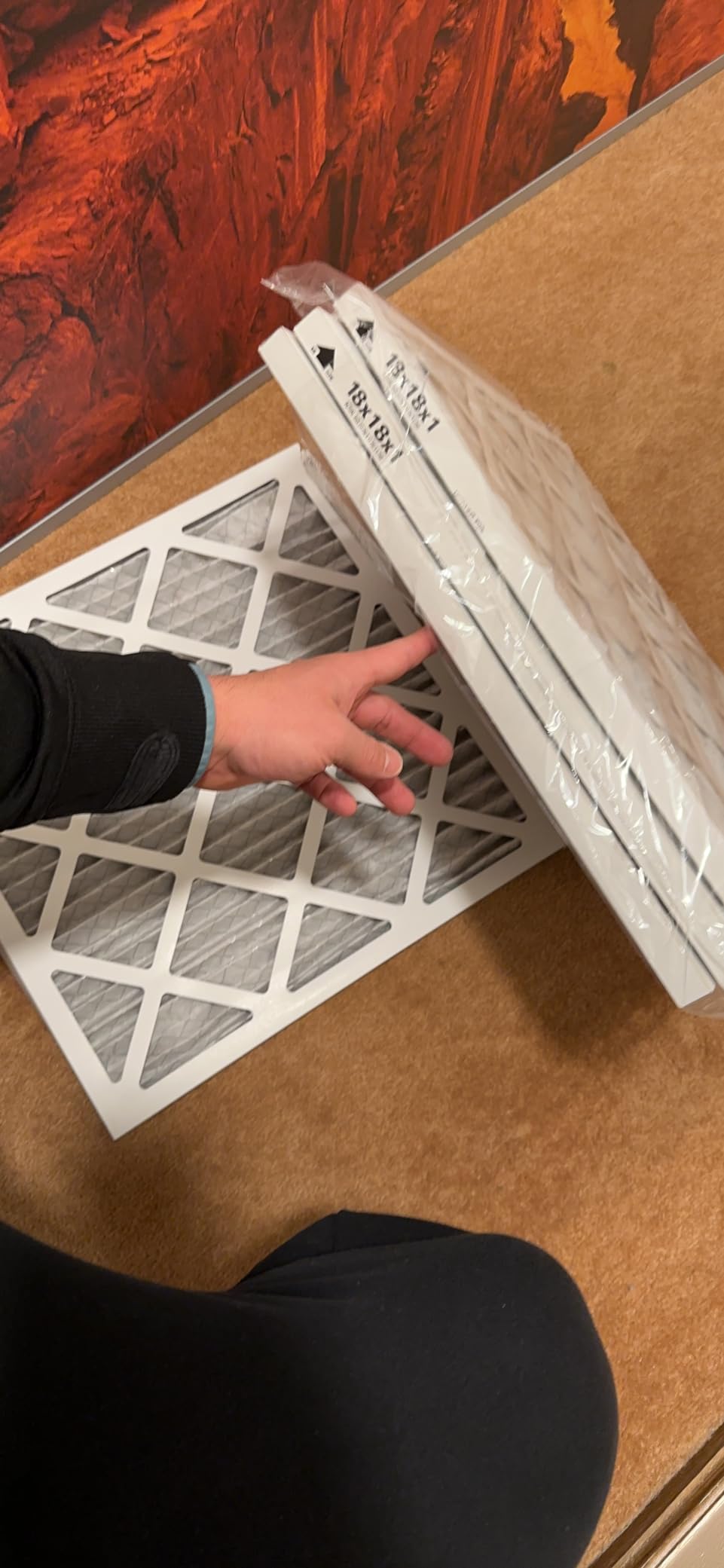 Arm & Hammer Max Allergen & Odor Reduction 14x25x1 Air and Furnace Filter, MERV 11, 4-Pack customer photo 1
