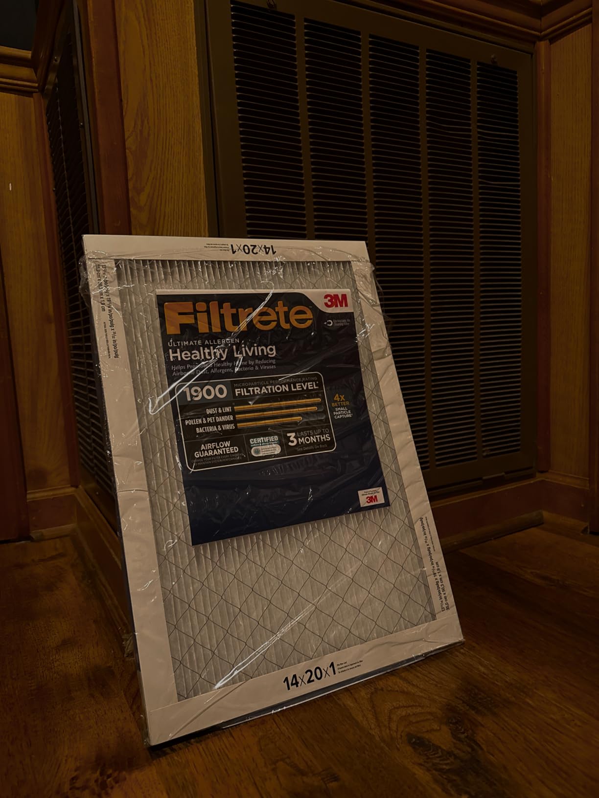 Filtrete 16x25x1 Air Filter, MERV 13 MPR 1900, Allergens, Bacteria, Viruses & Air Pollutants, 3-Month AC/Furnace Filters, Cleaner Air Reliable Airflow, 2 HVAC Filters(Act Size 15.62x24.62x0.78 in) customer photo 2