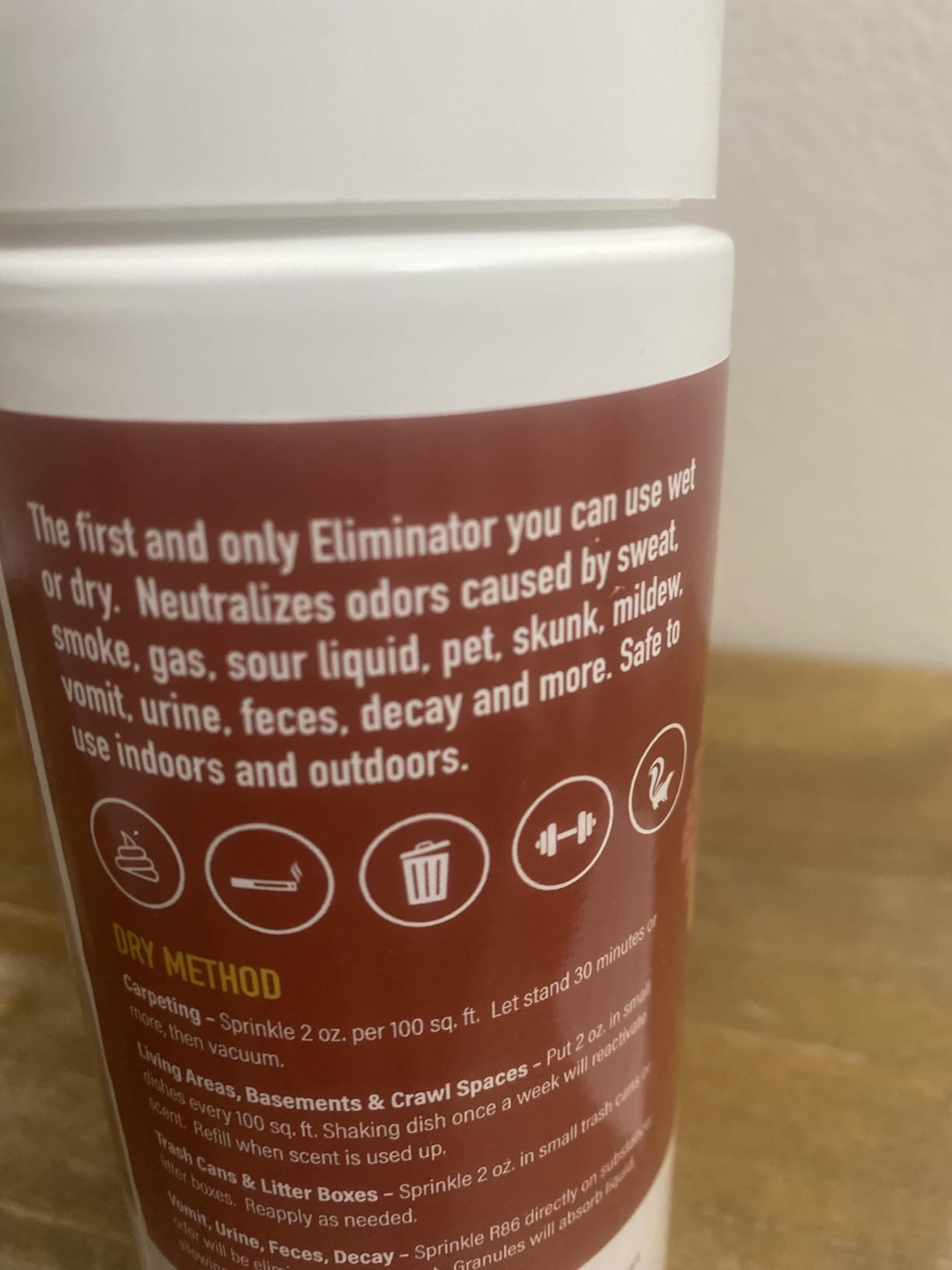 R86 Industrial All-Out Odor Eliminator, Removes Dead Animal Odor, Skunk Odor, Urine, Poop, Musty Basement & More – Natural Formula, Use Wet or Dry, Biodegradable customer photo 2