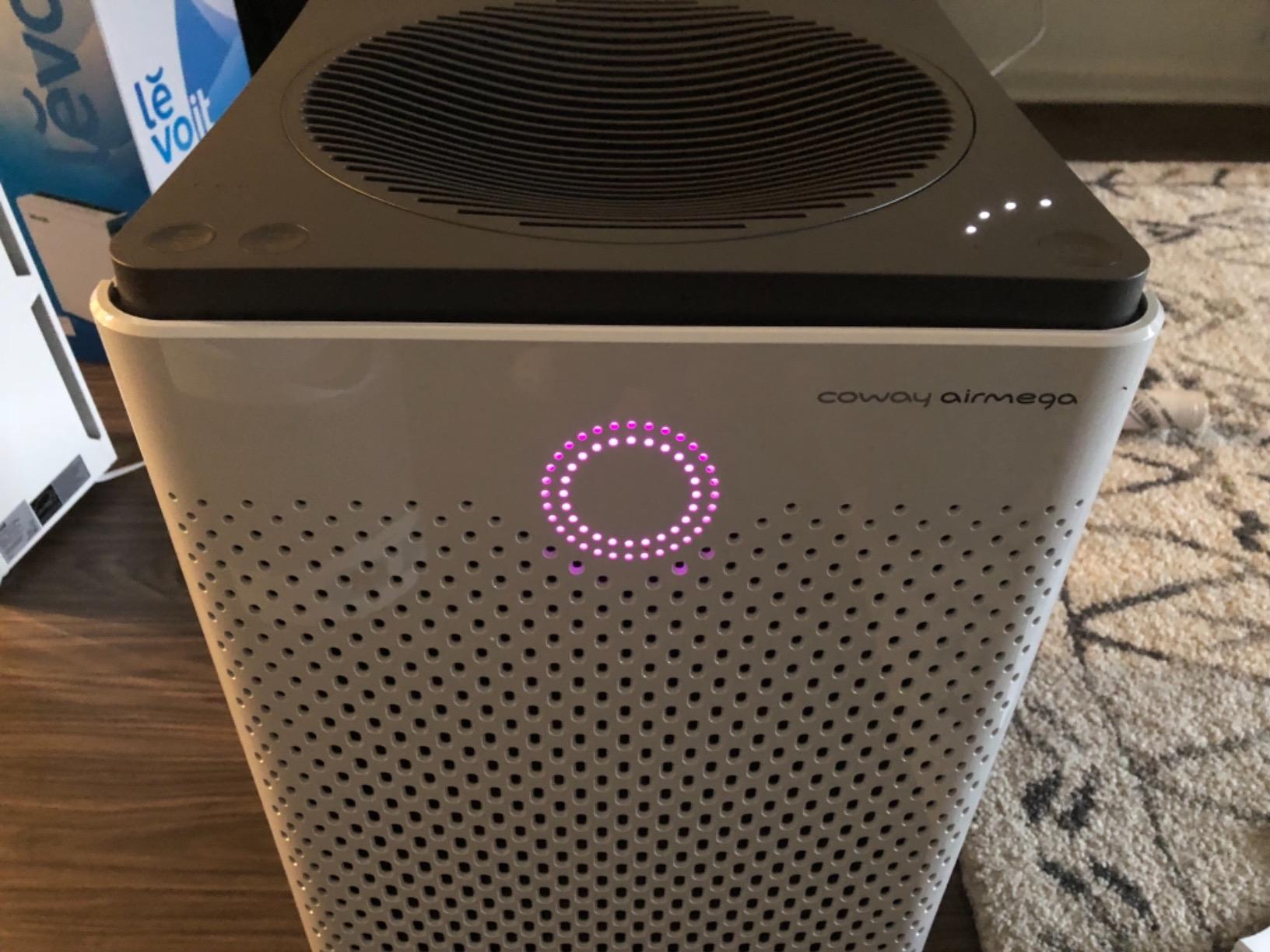COWAY Air Purifier for Home Up to 2,512ft², Washable Pre-Filter and HEPA Filter for Smoke, Allergies, Pet Dander, Odor, AQI, Auto & Sleep Mode, Timer, 5yr Warranty, Airmega 300, AP-1515H customer photo 2