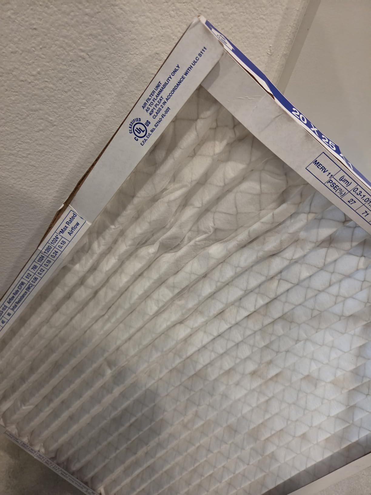 Aerostar Air Filter 20x25x1 MERV 13 AC Filter, HVAC, Furnace Filter, 6 Pack - Allergies, Dust, Pet Dander & Smoke customer photo 1