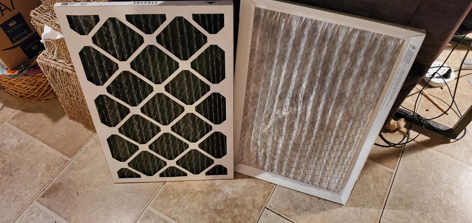 AIRx ODOR 16x25x1 MERV 7 Carbon Pleated Air Filter - Made in the USA - Box of 6 customer photo 2