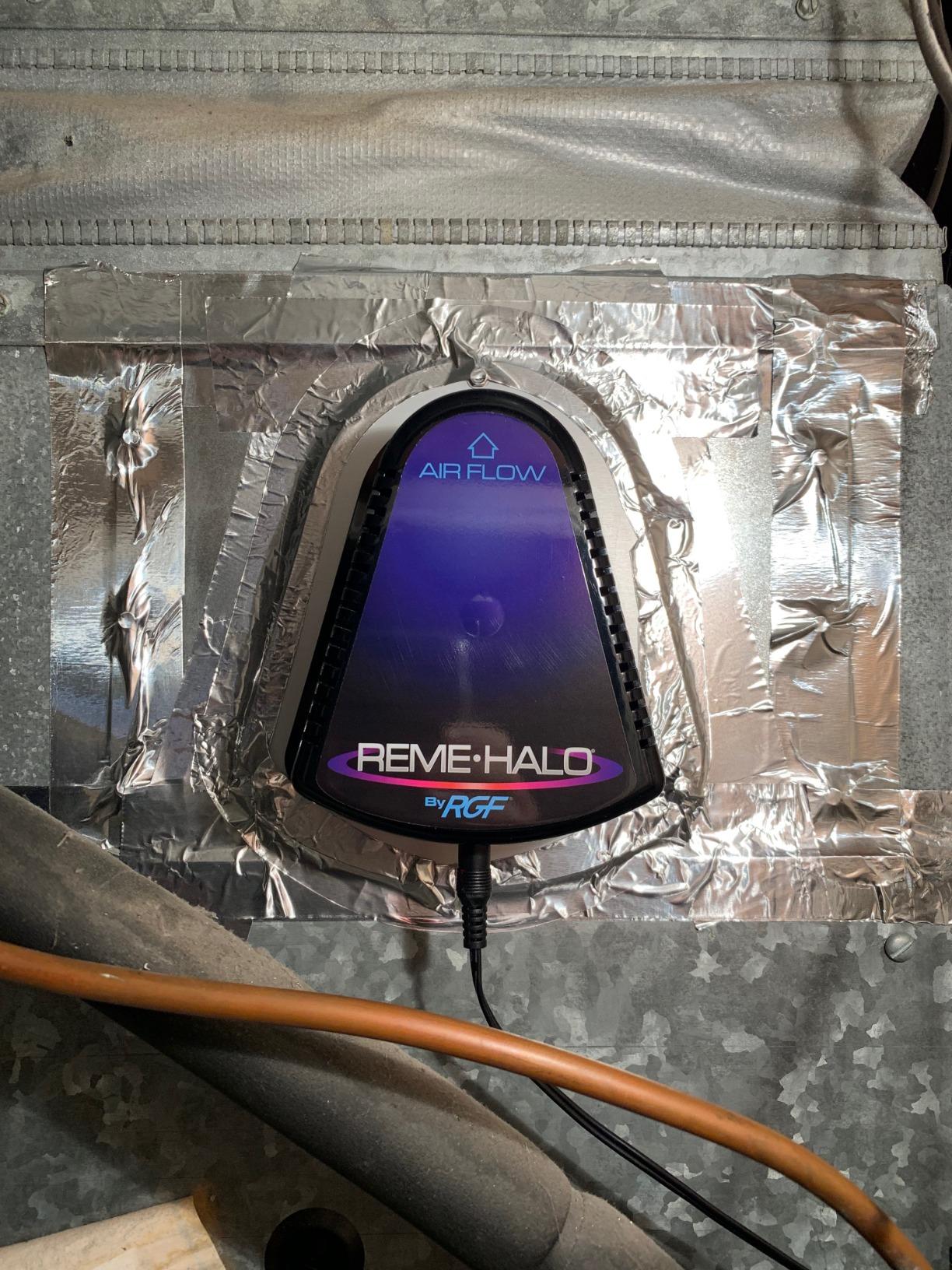 Latest Model RGF Reme Halo (24 Volt) In-Duct Air Purifier System IAQ Ionizer (Reme-H) customer photo 1