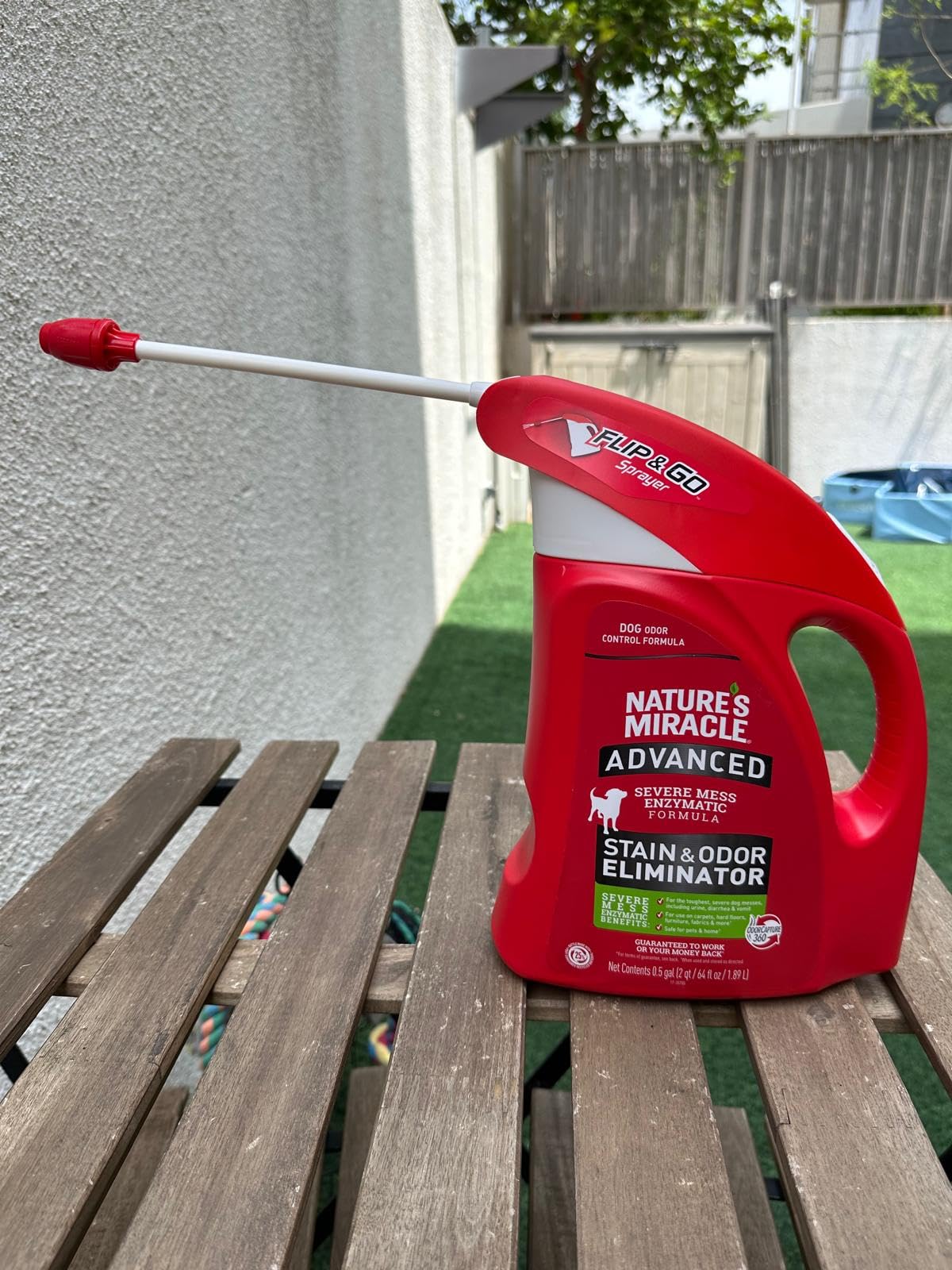 Nature’s Miracle Advanced Dog Stain & Odor Eliminator, Severe Mess, 32 oz customer photo 1